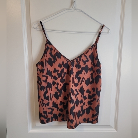 🩷 Shein Leopard Animal Print Tank Top - Picture 1 of 1